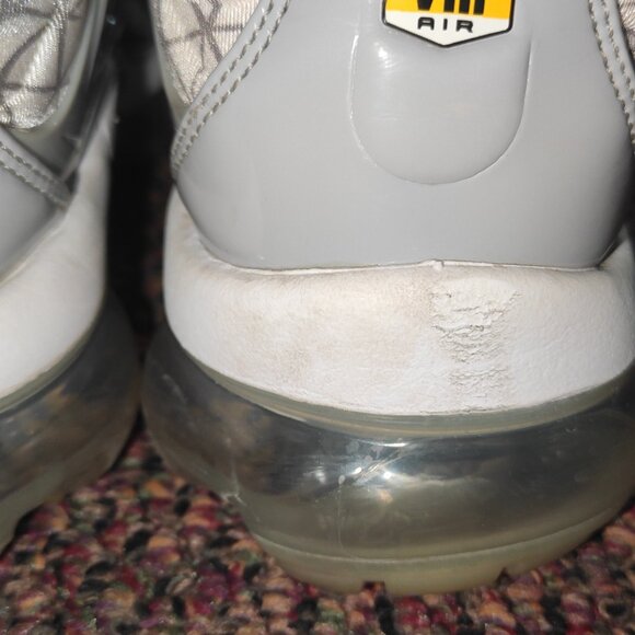 "Men's Nike Air VaporMax Plus White/Grey Sneaker.s:6,5us,39eur. Geometric Desig - Picture 6 of 7